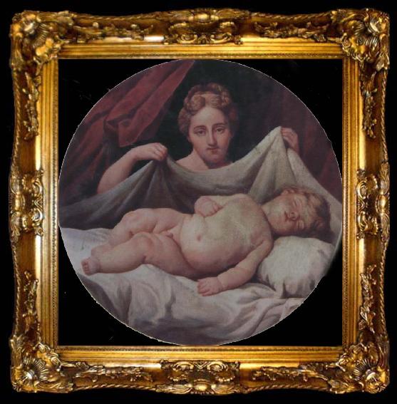 framed  George Stubbs Mother and Child, ta009-2